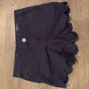 Lilly Pulitzer Navy Buttercup Shorts size 2